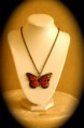 Colgante Mariposa rojo
